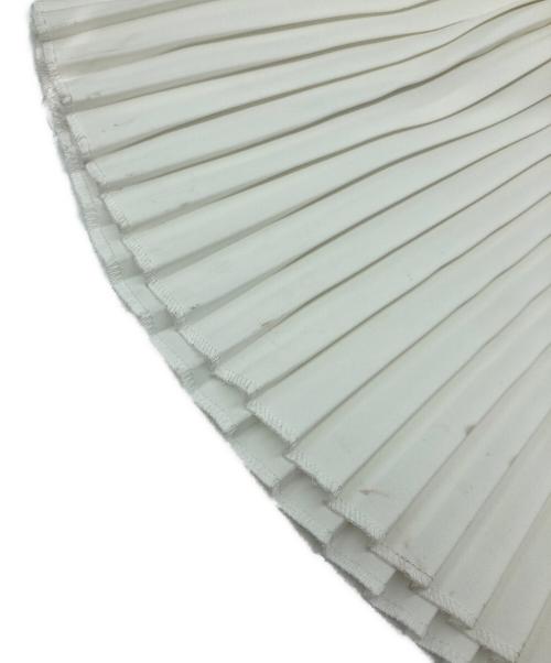 COGTHEBIGSMOKE（コグザビッグスモーク）COGTHEBIGSMOKE (コグザビッグスモーク) アコーディオンプリーツスカート ホワイト サイズ:表記無の古着・服飾アイテム