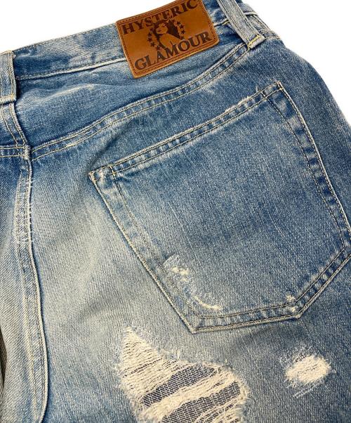 Hysteric Glamour（ヒステリックグラマー）Hysteric Glamour (ヒステリックグラマー) スタッズデニムパンツ インディゴ サイズ:31の古着・服飾アイテム