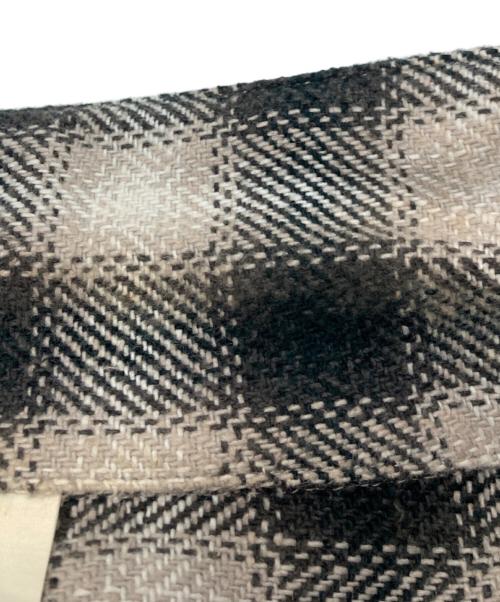 N.HOOLYWOOD（エヌ ハリウッド）N.HOOLYWOOD (エヌ ハリウッド) チェックシャツ ホワイト×ブラック サイズ:36の古着・服飾アイテム