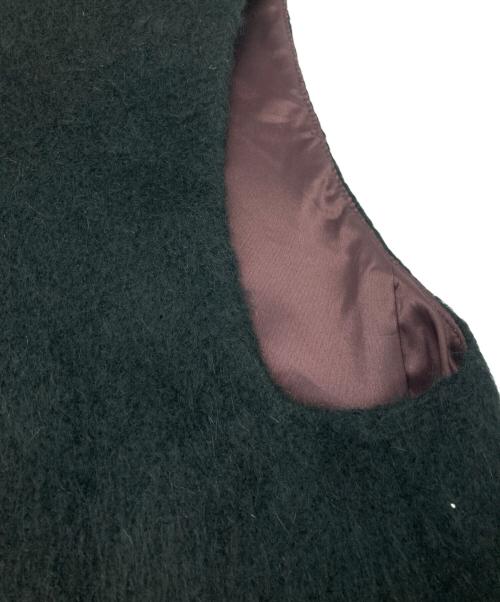 PROTAGONISTA（プロタゴニスタ）PROTAGONISTA (プロタゴニスタ) Plage (プラージュ) SHAGGY GILLET/シャギー ジレ ブラック サイズ:1の古着・服飾アイテム