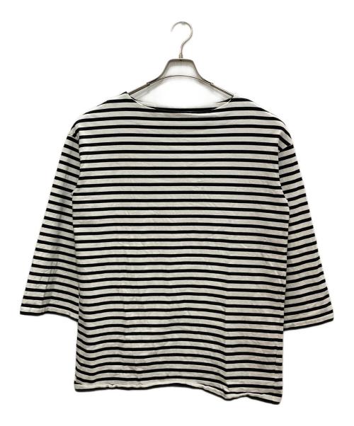 Curensology（カレンソロジー）Curensology (カレンソロジー) ボーダーカットソー ホワイト×ブラック サイズ:Ｆの古着・服飾アイテム