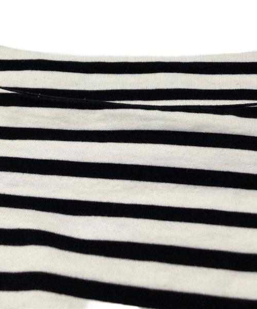 Curensology（カレンソロジー）Curensology (カレンソロジー) ボーダーカットソー ホワイト×ブラック サイズ:Ｆの古着・服飾アイテム