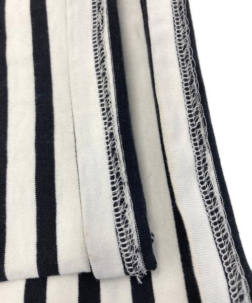 Curensology（カレンソロジー）Curensology (カレンソロジー) ボーダーカットソー ホワイト×ブラック サイズ:Ｆの古着・服飾アイテム