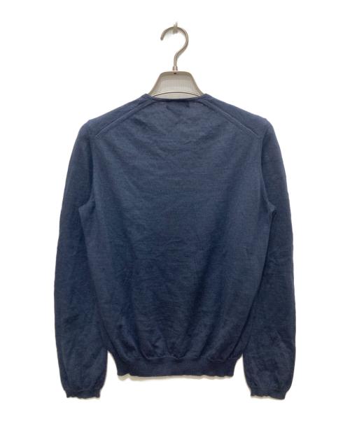 DRAWER（ドゥロワー）Drawer (ドゥロワー) カシミヤシルクニット ネイビー サイズ:2の古着・服飾アイテム