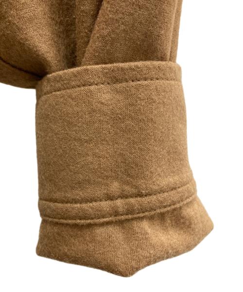 Whim Gazette（ウィムガゼット）Whim Gazette (ウィムガゼット) ウール天竺ワンピース ブラウン サイズ:36の古着・服飾アイテム