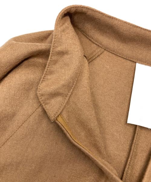 Whim Gazette（ウィムガゼット）Whim Gazette (ウィムガゼット) ウール天竺ワンピース ブラウン サイズ:36の古着・服飾アイテム