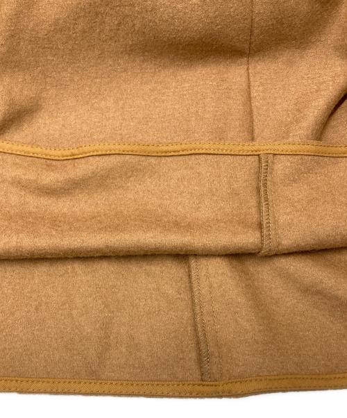 Whim Gazette（ウィムガゼット）Whim Gazette (ウィムガゼット) ウール天竺ワンピース ブラウン サイズ:36の古着・服飾アイテム