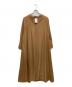 Whim Gazette（ウィムガゼット）の古着「ウール天竺ワンピース」｜ブラウン