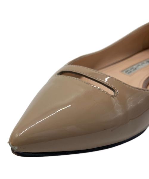 PELLICO（ペリーコ）PELLICO (ペリーコ) エナメルフラットシューズ ベージュ サイズ:36の古着・服飾アイテム