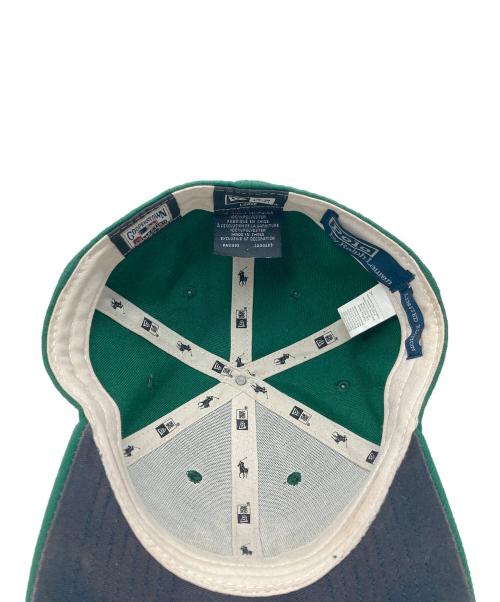 New Era（ニューエラ）New Era (ニューエラ) POLO RALPH LAUREN (ポロ・ラルフローレン) ベースボールキャップ グリーン サイズ:Lの古着・服飾アイテム