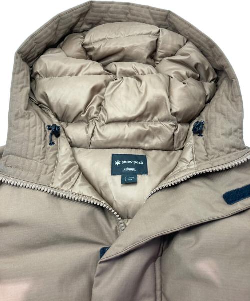 Snow peak（スノーピーク）snow peak (スノーピーク) ダウンコート ブラウン サイズ:Ⅿ JAPANの古着・服飾アイテム