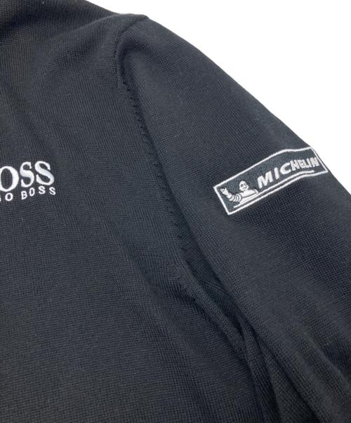 HUGO BOSS（ヒューゴ ボス）HUGO BOSS (ヒューゴ ボス) Porsche Design (ポルシェ デザイン) ハーフジップニット ブラック サイズ:EU M/US Sの古着・服飾アイテム