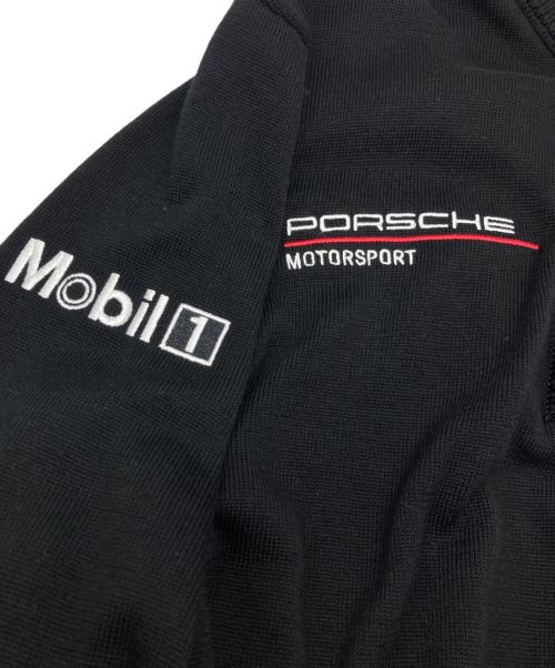 HUGO BOSS（ヒューゴ ボス）HUGO BOSS (ヒューゴ ボス) Porsche Design (ポルシェ デザイン) ハーフジップニット ブラック サイズ:EU M/US Sの古着・服飾アイテム
