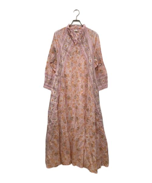 Ron Herman（ロンハーマン）Ron Herman (ロンハーマン) India Print Dress/インディア プリント ドレス ピンク サイズ:XSの古着・服飾アイテム