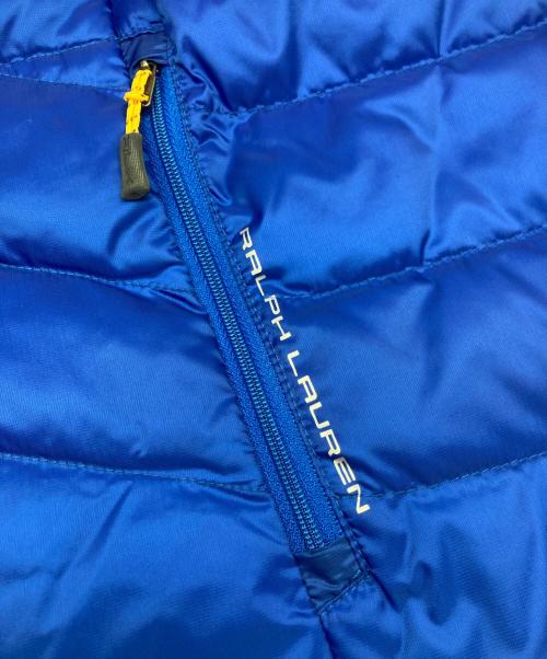 RLX RALPH LAUREN（アールエルエックスラルフローレン）RLX RALPH LAUREN (アールエルエックスラルフローレン) ダウンベスト ブルー サイズ:Ⅿの古着・服飾アイテム