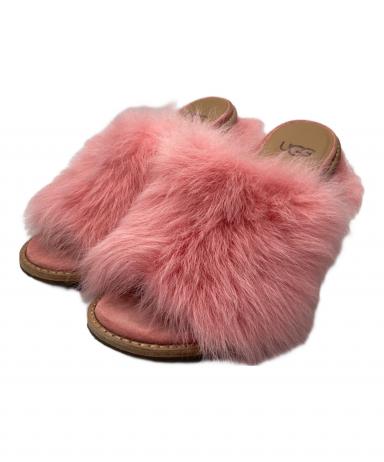 中古・古着通販】UGG (アグ) Rosa Fluff Heel ピンク サイズ:JAPAN23.5