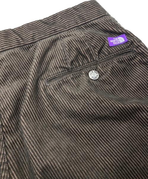THE NORTHFACE PURPLELABEL（ザ・ノースフェイス パープルレーベル）THE NORTHFACE PURPLELABEL (ザ・ノースフェイス パープルレーベル) CORDUROY WIDE TAPERED PANTS/コーデュロイ ワイド テーパード パンツ ブラウン サイズ:30の古着・服飾アイテム