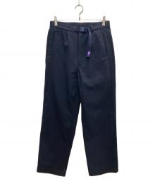 THE NORTHFACE PURPLELABEL（ザ・ノースフェイス パープルレーベル）の古着「Polyester Flannel Field Pants/ポリエステル フランネル フィールド パンツ」｜ブラック