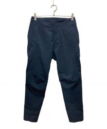 DESCENTE ALLTERAIN（デザントオルテライン）の古着「テックレギュラーパンツ」｜ネイビー