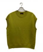 CABANキャバン）の古着「ニットベスト」｜オリーブ