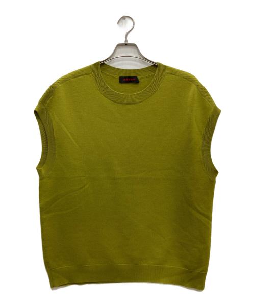 CABAN（キャバン）CABaN (キャバン) ニットベスト オリーブ サイズ:Ⅿの古着・服飾アイテム