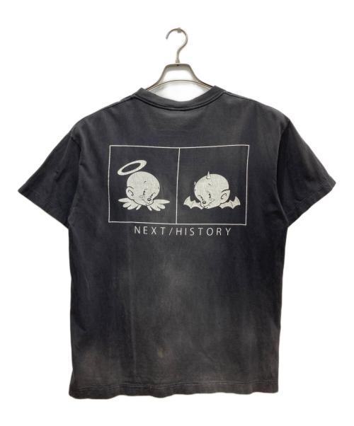 SAINT MICHAEL（セントマイケル）SAINT MICHAEL (セントマイケル) Holy As Fuck プリントTシャツ/ホーリーアズファックプリントTシャツ グレー サイズ:Lの古着・服飾アイテム