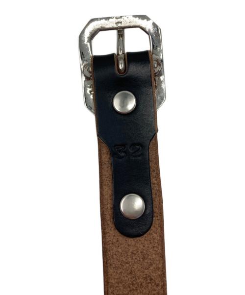 SCHOTT BROS.（ショット）SCHOTT BROS. (ショットブロス) レザーベルト ブラック サイズ:32の古着・服飾アイテム