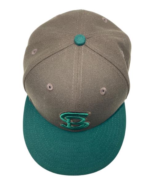 New Era（ニューエラ）New Era (ニューエラ) Schott (ショット) キャップ ブラウン×グリーンの古着・服飾アイテム