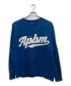 APPLEBUMアップルバム）の古着「BIG CREW SWET/ビッグ　クルースウェット」｜ネイビー