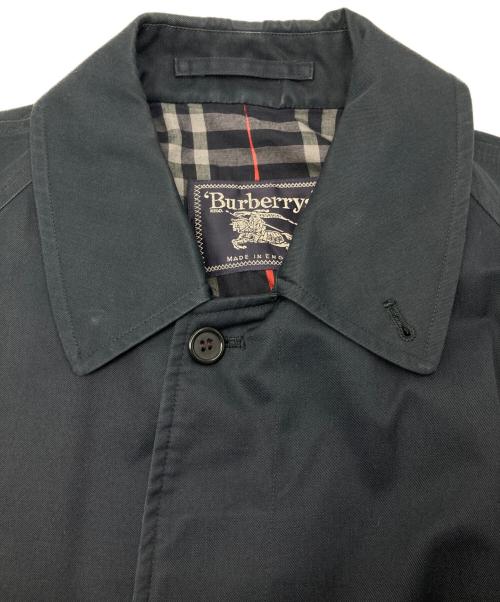 Burberry's（バーバリーズ）Burberry's (バーバリーズ) ステンカラーコート ネイビー サイズ:表記無の古着・服飾アイテム