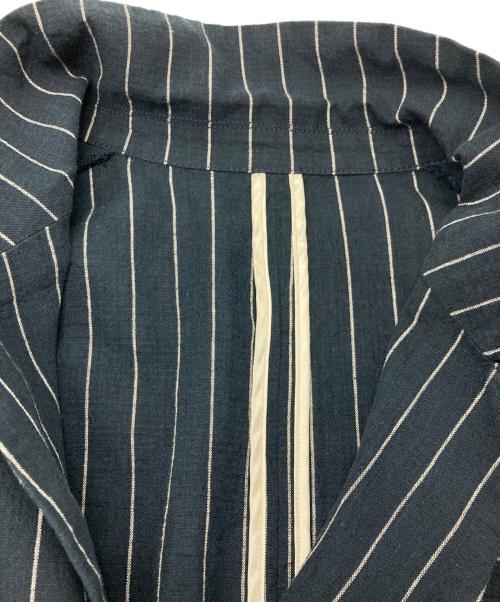 BEAMS BOY（ビームスボーイ）BEAMS BOY (ビームスボーイ) ピンストライプ ダブル ジャケット ネイビー サイズ:1の古着・服飾アイテム