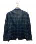 PPFM (ピーピーエフエム) チェックジャケット ネイビー×グリーン サイズ:M：5000円