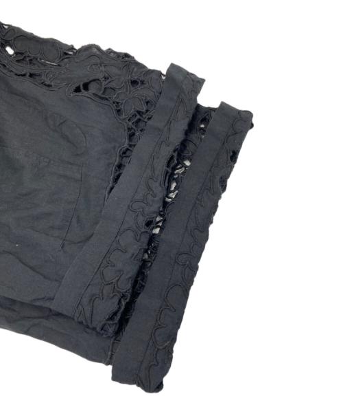 anuke（アンヌーク）anuke (アンヌーク) Cutwork Lace Pants/カットワークレースパンツ ブラック サイズ:38の古着・服飾アイテム
