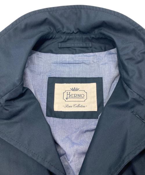 HERNO（ヘルノ）HERNO (ヘルノ) ステンカラーコート ネイビー サイズ:50の古着・服飾アイテム
