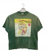 SAINT MICHAELセントマイケル）の古着「CP SS TEE LOVE OF SNT Tシャツ/シーピーショートスリーブティーラブオブセントTシャツ」｜グリーン