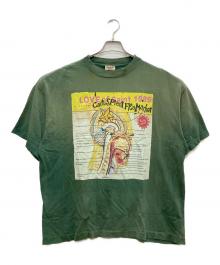 SAINT MICHAEL（セントマイケル）の古着「CP SS TEE LOVE OF SNT Tシャツ/シーピーショートスリーブティーラブオブセントTシャツ」｜グリーン