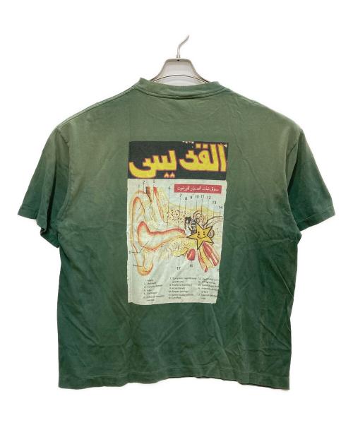 SAINT MICHAEL（セントマイケル）SAINT MICHAEL (セントマイケル) CP SS TEE LOVE OF SNT Tシャツ/シーピーショートスリーブティーラブオブセントTシャツ グリーン サイズ:XLの古着・服飾アイテム