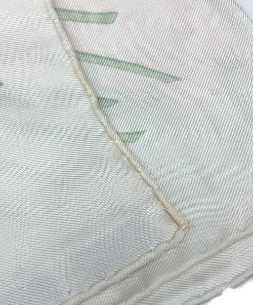 HERMES（エルメス）HERMES (エルメス) カレ90 ホワイト×ピンクの古着・服飾アイテム
