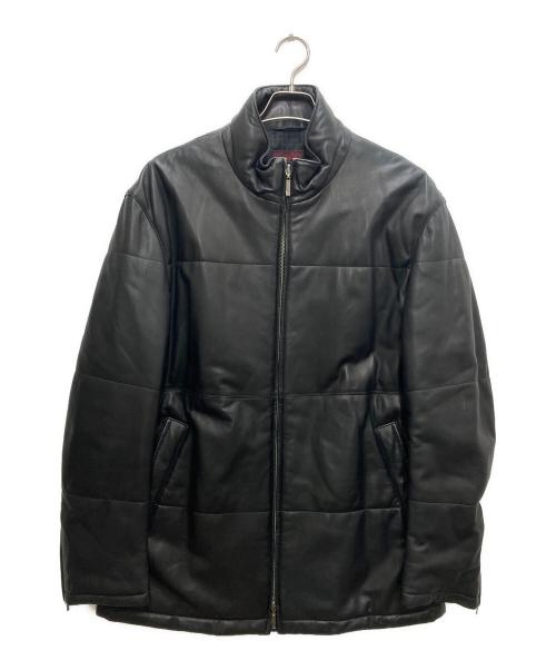 D'URBAN（ダーバン）D'URBAN (ダーバン) シープレザーブルゾン ブラック サイズ:LLの古着・服飾アイテム