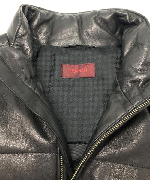 D'URBAN（ダーバン）D'URBAN (ダーバン) シープレザーブルゾン ブラック サイズ:LLの古着・服飾アイテム
