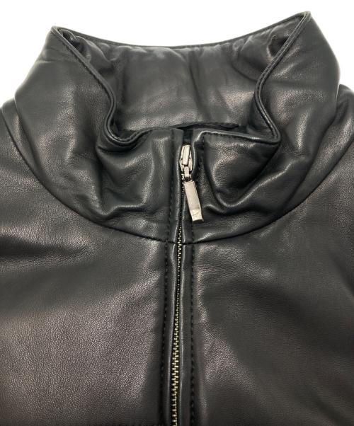 D'URBAN（ダーバン）D'URBAN (ダーバン) シープレザーブルゾン ブラック サイズ:LLの古着・服飾アイテム