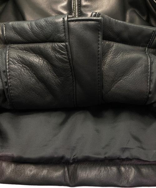 D'URBAN（ダーバン）D'URBAN (ダーバン) シープレザーブルゾン ブラック サイズ:LLの古着・服飾アイテム