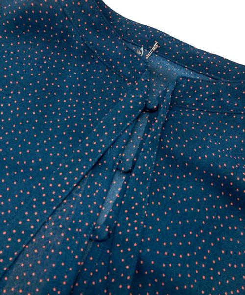 GALLARDA GALANTE（ガリャルダガランテ）GALLARDA GALANTE (ガリャルダガランテ) シャーリングティアード長袖ワンピース ネイビーの古着・服飾アイテム