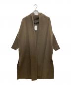 DEUXIEME CLASSEドゥーズィエム クラス）の古着「スムースニットガウンコート」｜カーキ