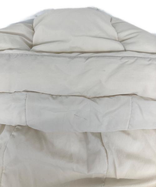 Mila Owen（ミラオーウェン）Mila Owen (ミラオーウェン) サスティナブルサイドリボンダウンポンチョ ホワイト サイズ:FREEの古着・服飾アイテム