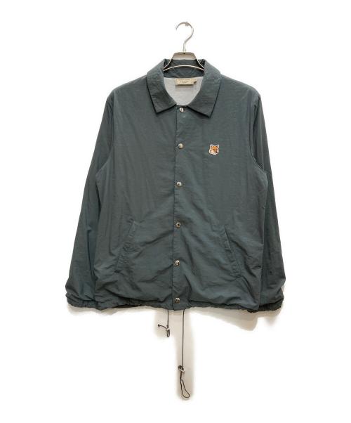 maison kitsune（メゾンキツネ）maison kitsune (メゾンキツネ) ナイロンジャケット グレー サイズ:XSの古着・服飾アイテム