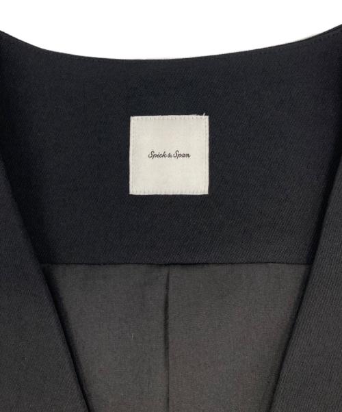 Spick and Span（スピックアンドスパン）Spick and Span (スピックアンドスパン) PEカルゼVカラージレ ブラック サイズ:freeの古着・服飾アイテム