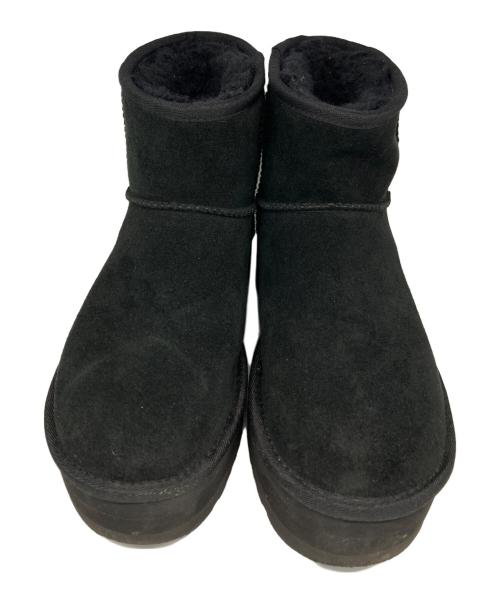 UGG（アグ）UGG (アグ) Classic Mini Platform/クラシック ミニ プラットフォーム ブラック サイズ:24cmの古着・服飾アイテム