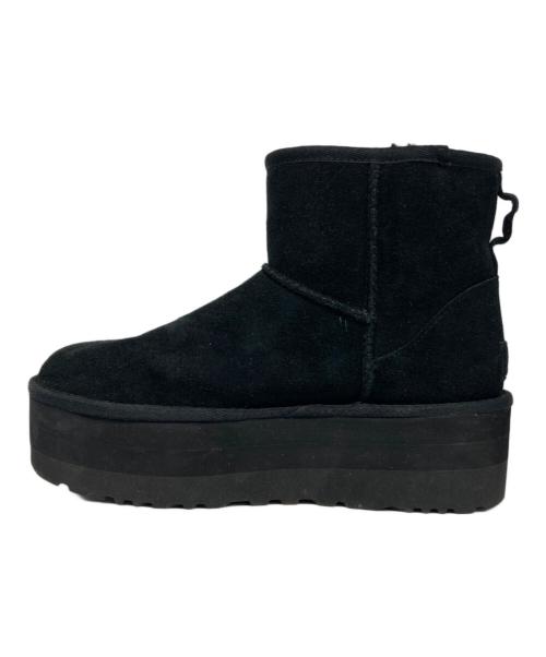 UGG（アグ）UGG (アグ) Classic Mini Platform/クラシック ミニ プラットフォーム ブラック サイズ:24cmの古着・服飾アイテム