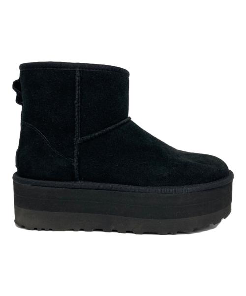 UGG（アグ）UGG (アグ) Classic Mini Platform/クラシック ミニ プラットフォーム ブラック サイズ:24cmの古着・服飾アイテム